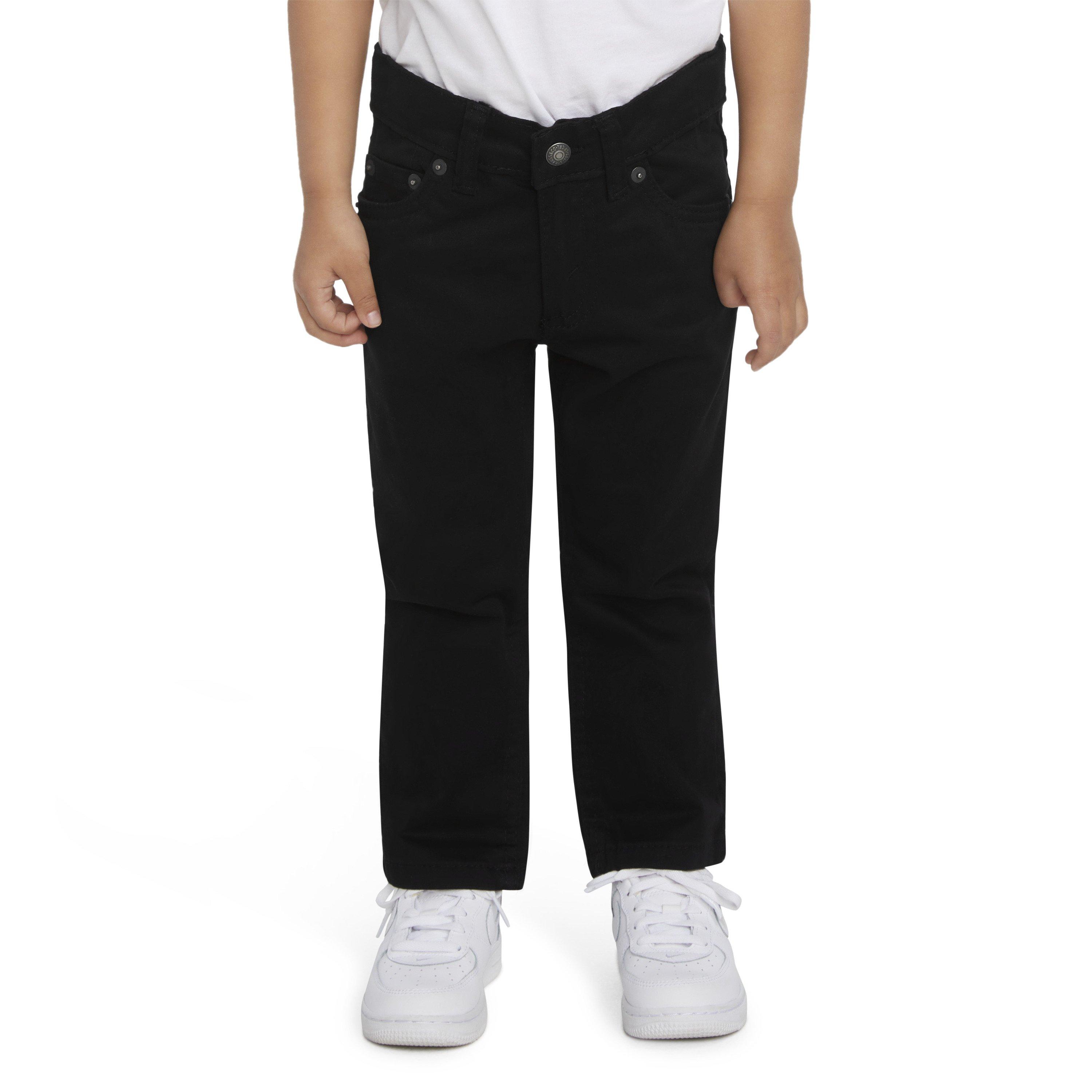 Levi's Toddler Boys' 511 Slim Fit Soft Brushed Sueded Pants - Black - BLACK